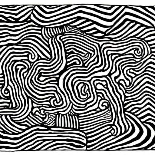 Image similar to zentangle by jean dubuffet