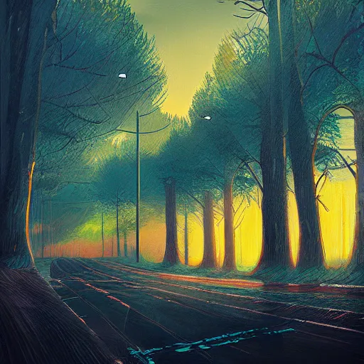 Prompt: with or without you, Alena Aenami