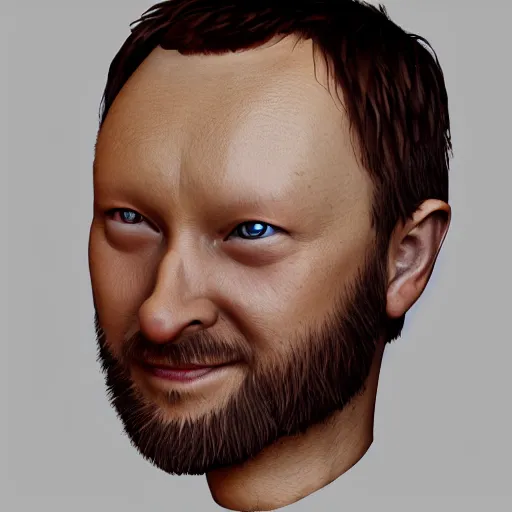 Prompt: limmy, caucasian man, trending on artstation