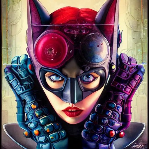 Prompt: Lofi BioPunk portrait batman Pixar style by Tristan Eaton Stanley Artgerm and Tom Bagshaw