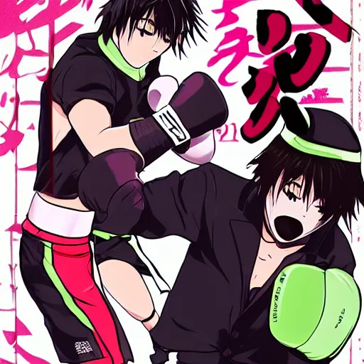 boxing stance anime
