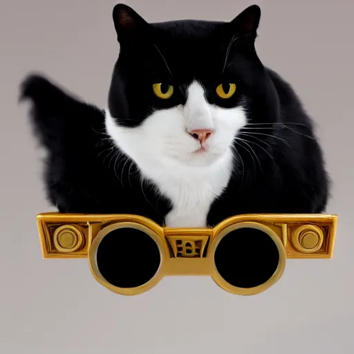 Prompt: tuxedo cat, juijitsu High Definition detail, 8K