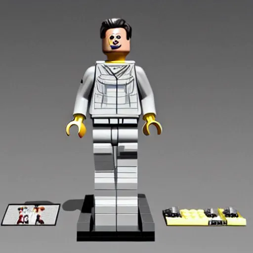 Image similar to lego elon musk statue