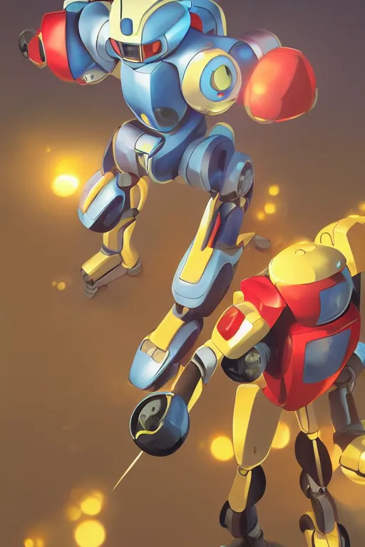 Image similar to metabots medabots medarotto medarot robot minimalist comics, behance hd by jesper ejsing, by rhads, makoto shinkai and lois van baarle, ilya kuvshinov, rossdraws global illumination ray tracing hdr radiating a glowing aura