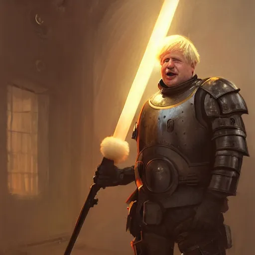 Prompt: boris johnson in armour iding a rat, anatomy, bathed in light, highly detailed, photorealistic, artstation, smooth, sharp focus, illustration, unreal engine 5, 8 k, art by artgerm and greg rutkowski and edgar maxence