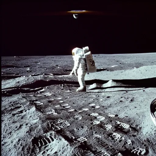 Image similar to photo of nasa faking the moon landing