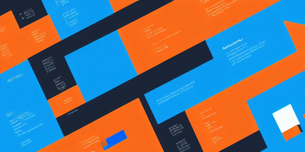 Prompt: Personal Computer, Server, Cloud Server. Minimalistic design, contemporary design, infographics. Logo. Blue, cyan and orange palette. Vivid, 8K, Epic, Masterpiece