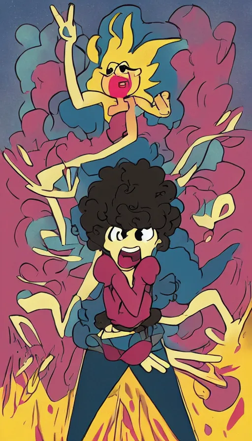 Image similar to rage, by rebecca sugar