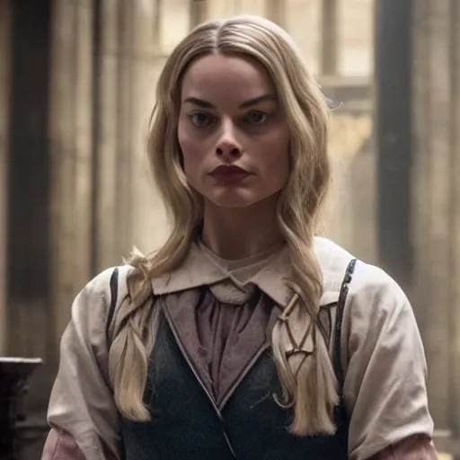 Image similar to margot robbie starring as Hermione in harry potter