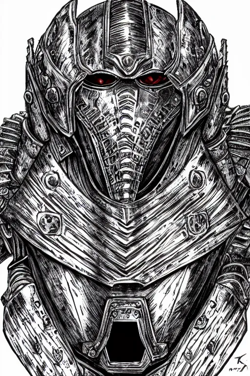 Prompt: armoured warrior, symmetrical, highly detailed, digital art, rose thorn themed armour, sharp focus, trending on art station, kentaro miura manga art style