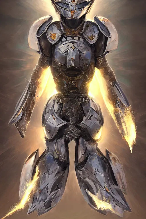 Image similar to helmet armor guardian destiny in witch queen illumination ray tracing hdr fanart arstation by sung choi robot ninja mask and eric pfeiffer and gabriel garza and casper konefal