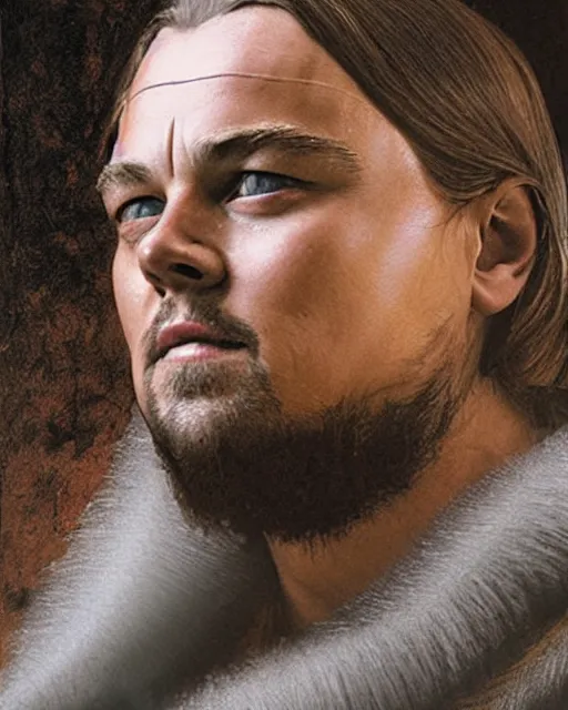 Image similar to leonardo dicaprio as leonardo da vinci