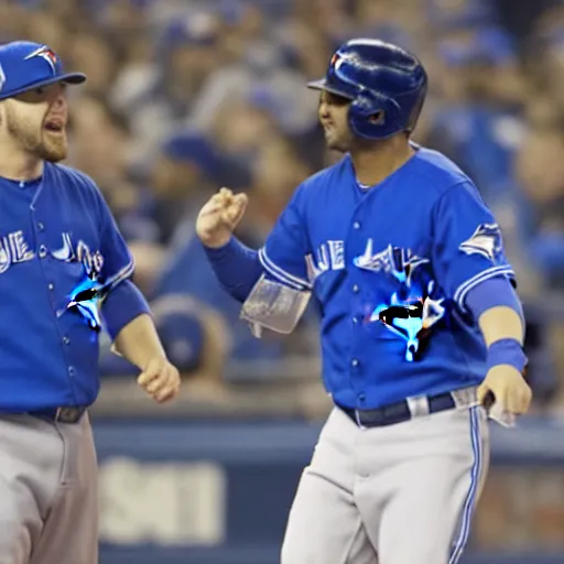 Image similar to The Toronto Blue Jays winning the World Series