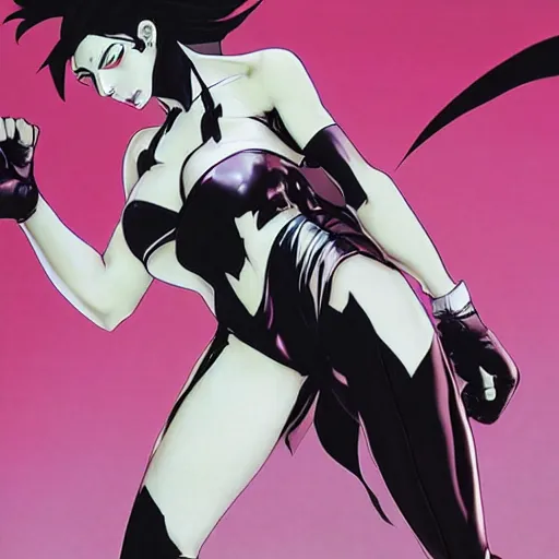 Image similar to juri han from street fighter, yoji shinkawa