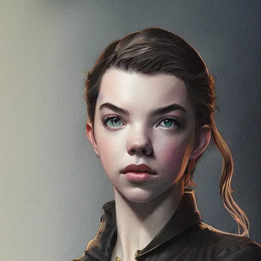 Prompt: portrait of anya taylor joy, smooth, sharp focus, graphic novel, art by artgerm and greg rutkowski and pepe larraz,