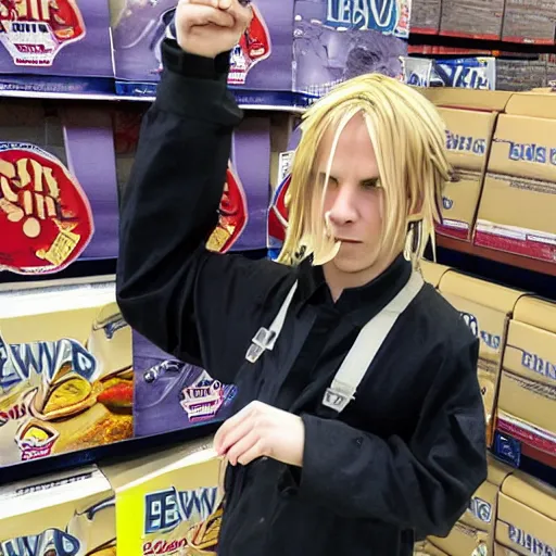 Image similar to edward elric at costco