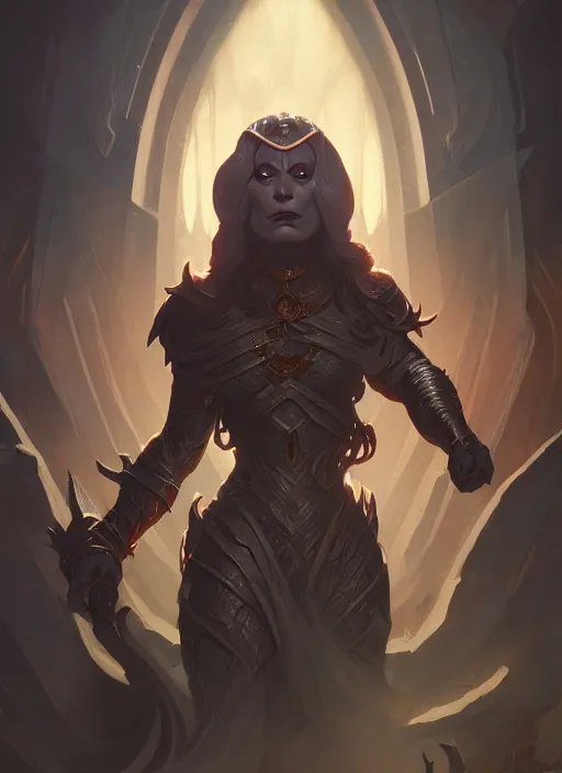 Image similar to darkseid, d & d, fantasy, intricate, elegant, highly detailed, digital painting, artstation, concept art, matte, sharp focus, illustration, hearthstone, art by artgerm and greg rutkowski and alphonse mucha