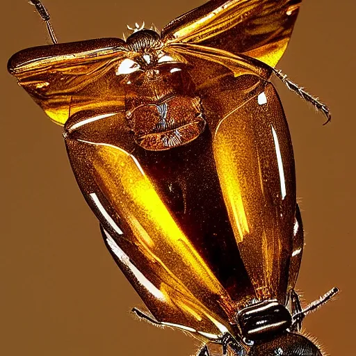 Image similar to insects in amber by jason de graaf