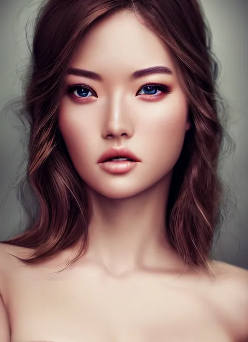 Image similar to a gorgeous female photo, professionally retouched, vivid, soft lighting, realistic, smooth face, full body shot, torso, dress, perfect eyes, wide angle, sharp focus on eyes, 8 k, high definition, insanely detailed, intricate, elegant, artgerm and jason chan and mark litvokin