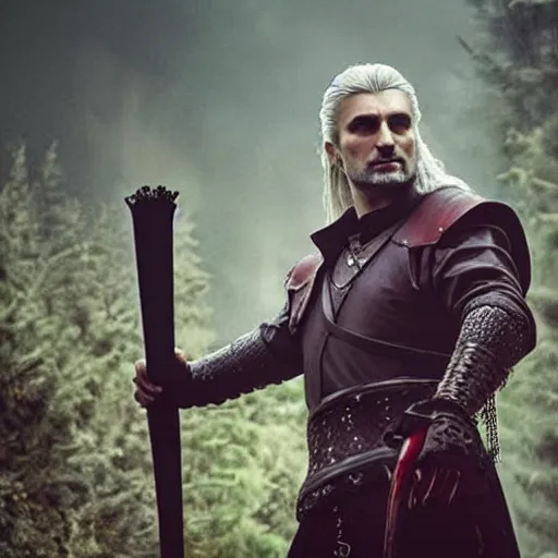 Image similar to Meladze as Witcher