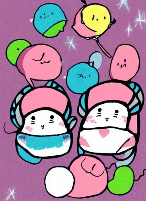 Prompt: cute kawaii artwork