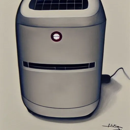 Prompt: HAL 9000 as a toaster, photorealistic art