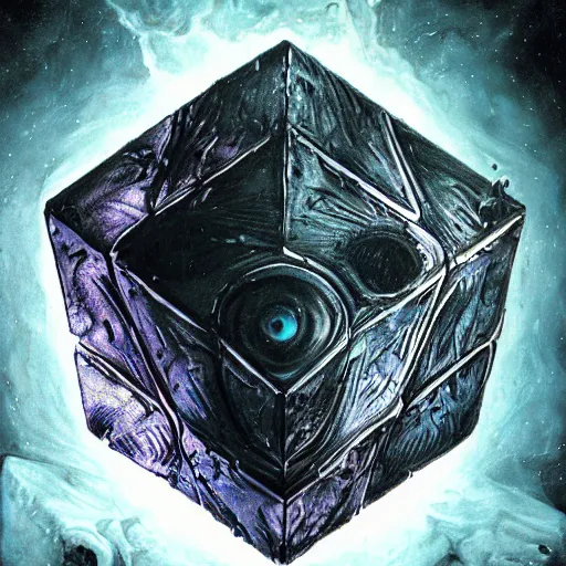 Image similar to razorpunk portrait of Dr. Manhattan disguised as the hexagonal hypercube portal odd nerdrum jonas de ro jim mahfood luis royo nicola samori unreal engine render embossing stamp