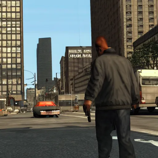 Image similar to Grand theft auto 3 remastered 4K quality