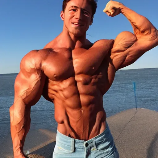 Image similar to based giga chad sigma male ripped shredded body physique with muscles sculpted