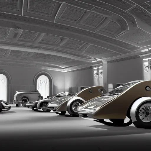 Image similar to full lenght sci-fi cars in the coronation of napoleon painting by Jacques-Louis David and point cloud in the middle and everything in form of zaha hadid architects artwork by caravaggio unreal engine 5 keyshot octane lighting ultra high detail ultra hyper realism 8k 16k in plastic dark tilt shift full-length view