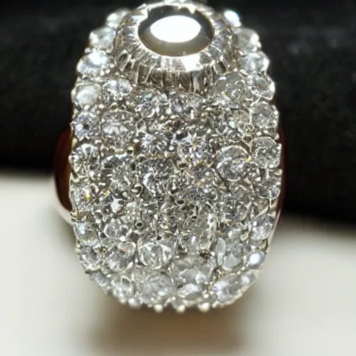 Prompt: it is very beautiful, very elegant. a wide ring with a wide round base