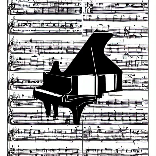 Image similar to sheet music