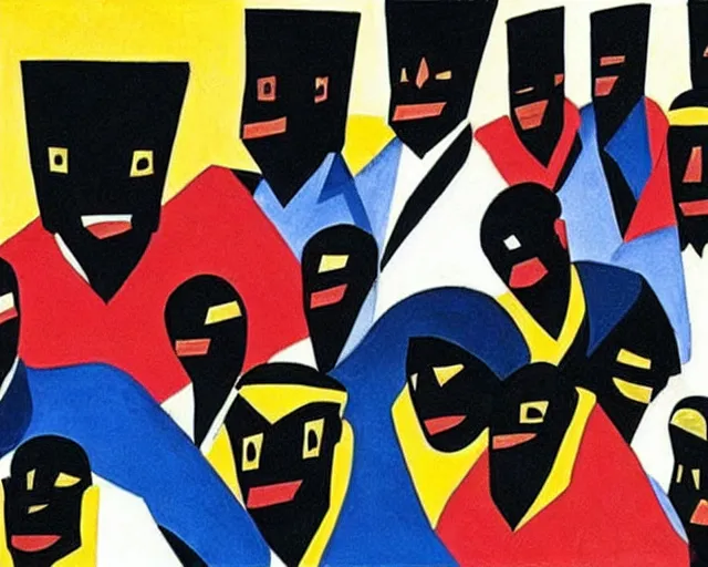 Image similar to jacob lawrence