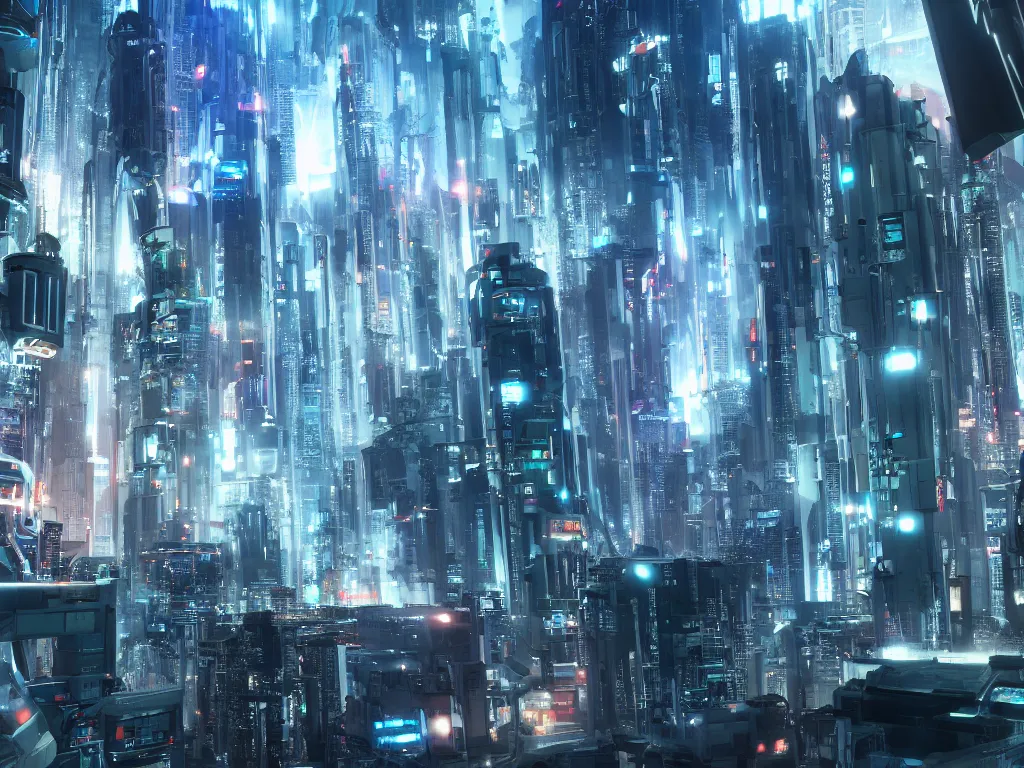 4K, cyberpunk, cyber city, futuristic city, artwork, futuristic, skyscraper