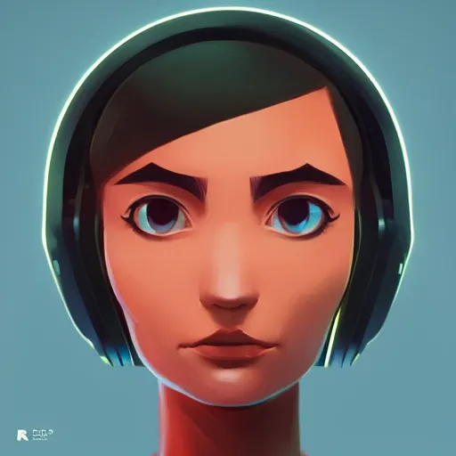 Prompt: face icon stylized minimalist atari, loftis, cory behance hd by jesper ejsing, by rhads, makoto shinkai and lois van baarle, ilya kuvshinov, rossdraws global illumination