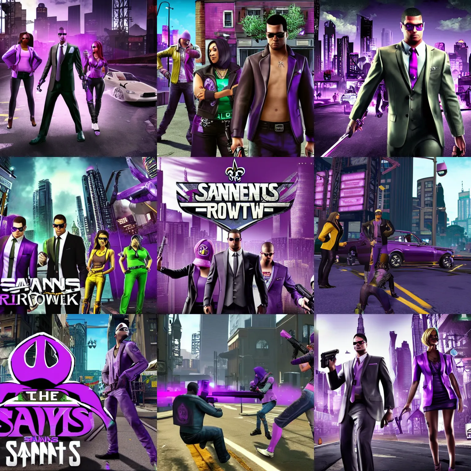 Prompt: the saints row remake