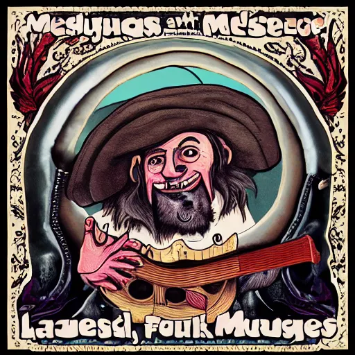 Laughter and music made of muskets, weirdcore folk