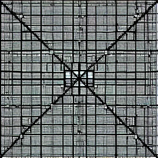 Prompt: the grid street pattern of that town was, decades later, the spatial lattice on which virtually all of his dreams were constructed. It was the graph paper on which his mind seemed to need to plot things