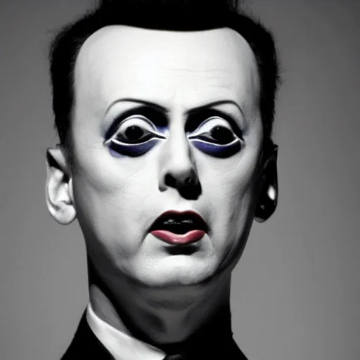 Prompt: A portrait of Klaus Nomi, photograph, award winning, diffuse lighting