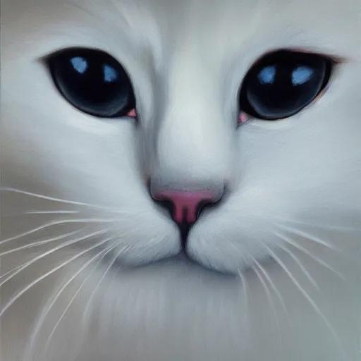 Image similar to ghost cat, oil on canvas, high detail, hyperrealism, photo realistic, masterpiece