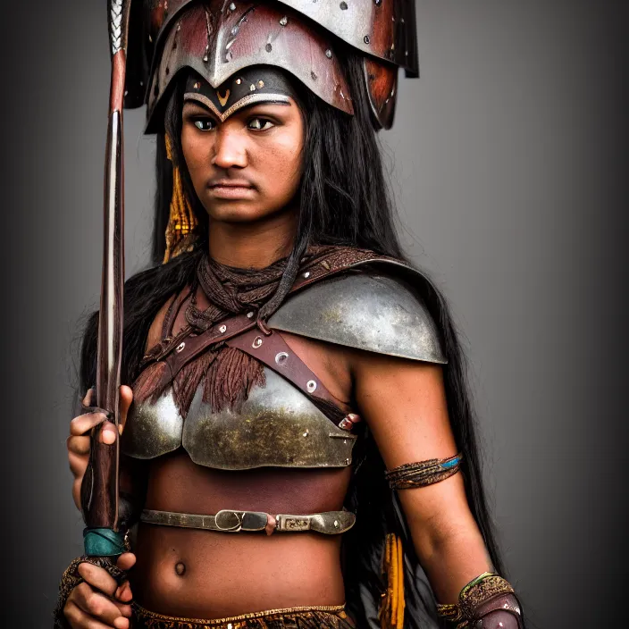 Image similar to full body photograph of a very beautiful harelquin warrior. extremely detailed. dslr. 8 5 mm.