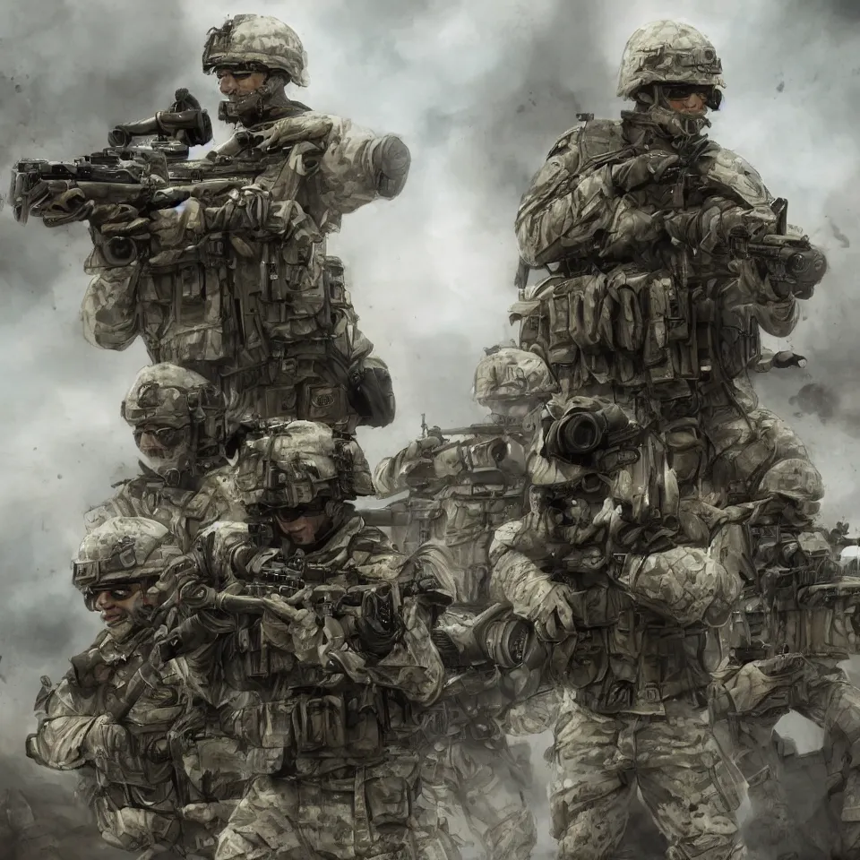 ArtStation - Call of Duty 3 US Soldiers