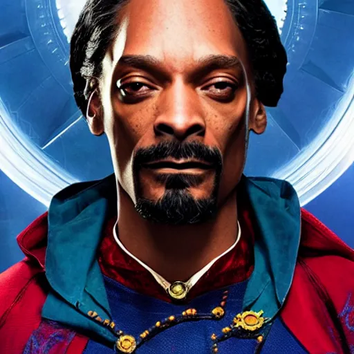 Image similar to snoop dogg as doctor strange, marvel cinematic universe, mcu, 8 k, unedited, in - frame,