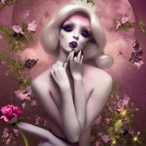 Prompt: love you to infinity by Natalie Shau, masterpiece