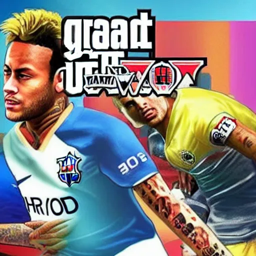 Image similar to neymar in gta v