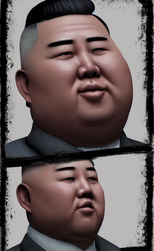 Prompt: a Killer in Dead by Daylight that looks like Kim Jong-un, concept art, trending on artstation, 4k