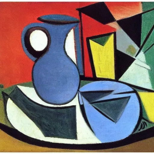 Prompt: still life by picasso