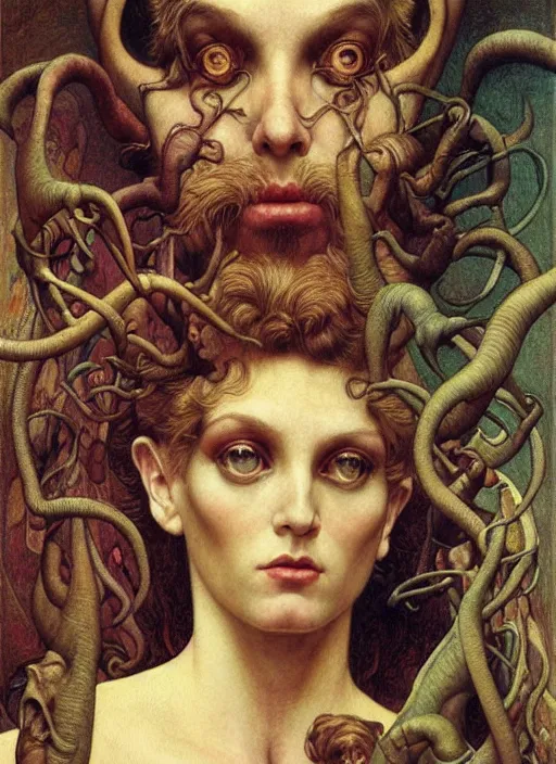 Prompt: hyper realistic painting of the muses, in the style of mc escher, wayne barlowe, gustav moreau, goward, gaston bussiere and roberto ferri, santiago caruso, and austin osman spare, bouguereau, mucha, saturno butto, sorayama. occult art, alchemical diagram