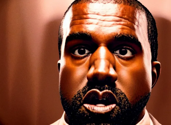 Image similar to film still of kanye west as jack torrance in the shining, 8 k