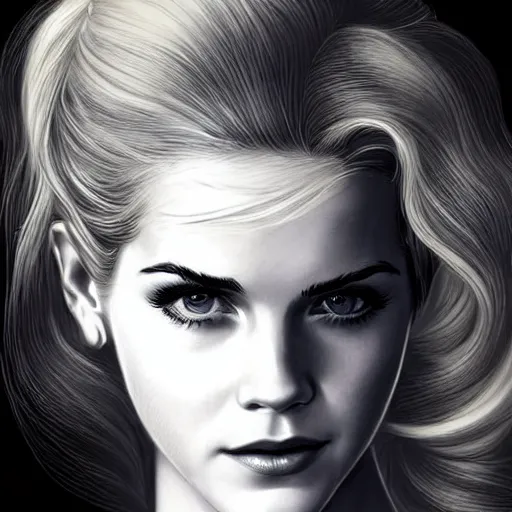 Prompt: A combination of Katheryn Winnick's and Grace Kelly's and Emma Watson's faces with blonde hair as Solid Snake from Metal Gear Solid, western, D&D, fantasy, intricate, elegant, highly detailed, digital painting, artstation, concept art, matte, sharp focus, illustration, art by Artgerm and Greg Rutkowski and Alphonse Mucha